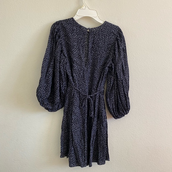 Abercrombie & Fitch Pattern High-Neck Trapeze Dress - Picture 3 of 3